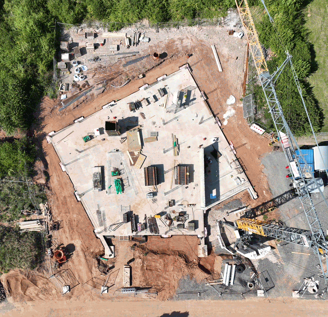 KEZ Baustelle Zeitraffer