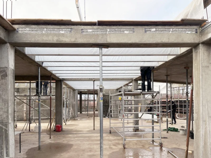 PRJ KEZ Baustelle HBV Decke