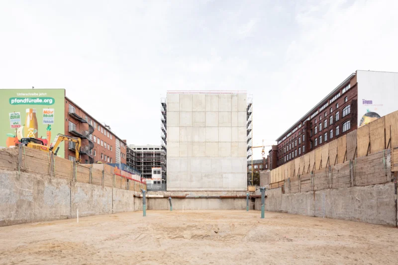 PRJ R16 Baustelle Baugrube Sauberkeitsschicht