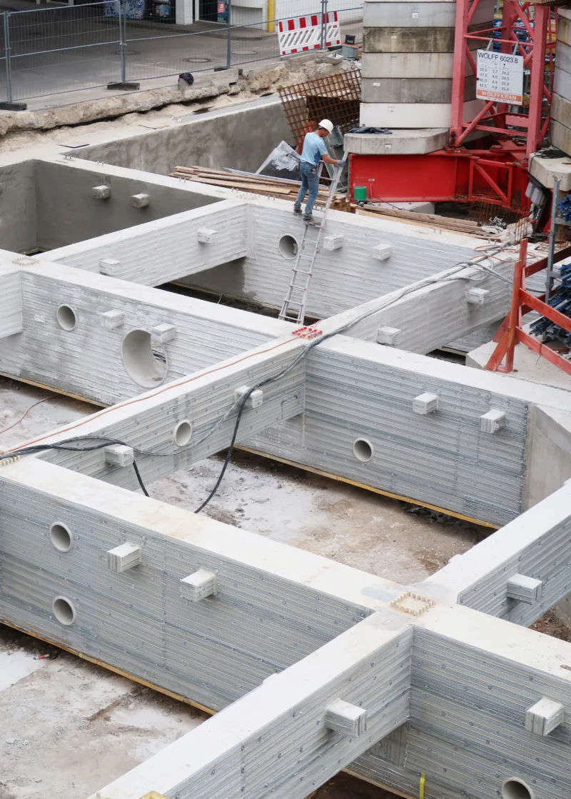 PRJ R16 Baustelle Tragrost UBahn